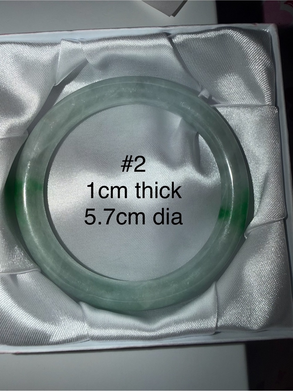 Jade Green Bangle Bracelet - Women's Accessory